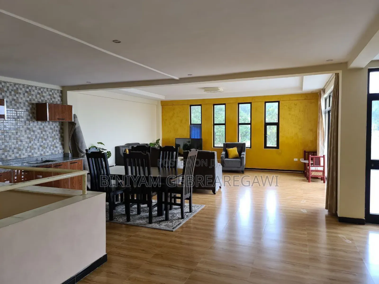 Furnished 5bdrm House in G+1, Yeka for rent