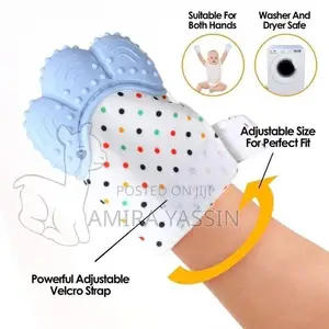 Photo - Baby Teether Silicone Gloves