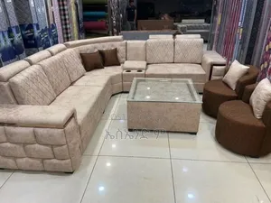 Perfect L Shaped + 2 King Size Sofa With Table