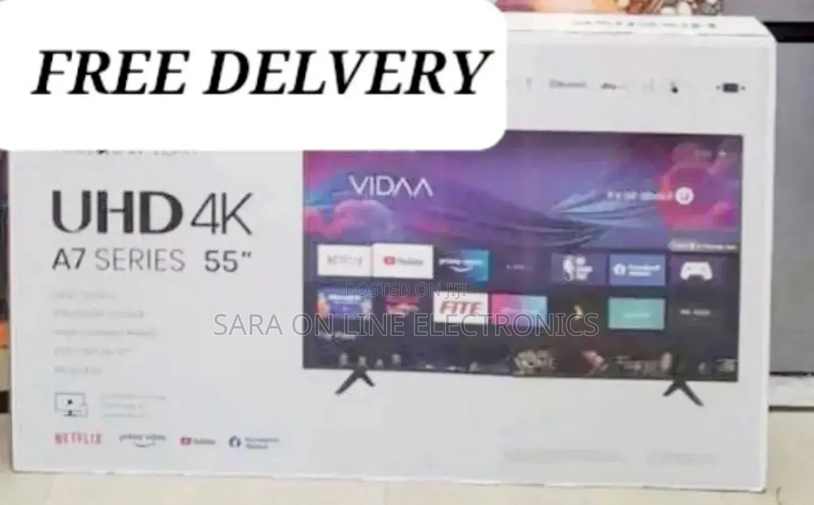 Hisence 55" A7 Series Uhd Tv New 2025