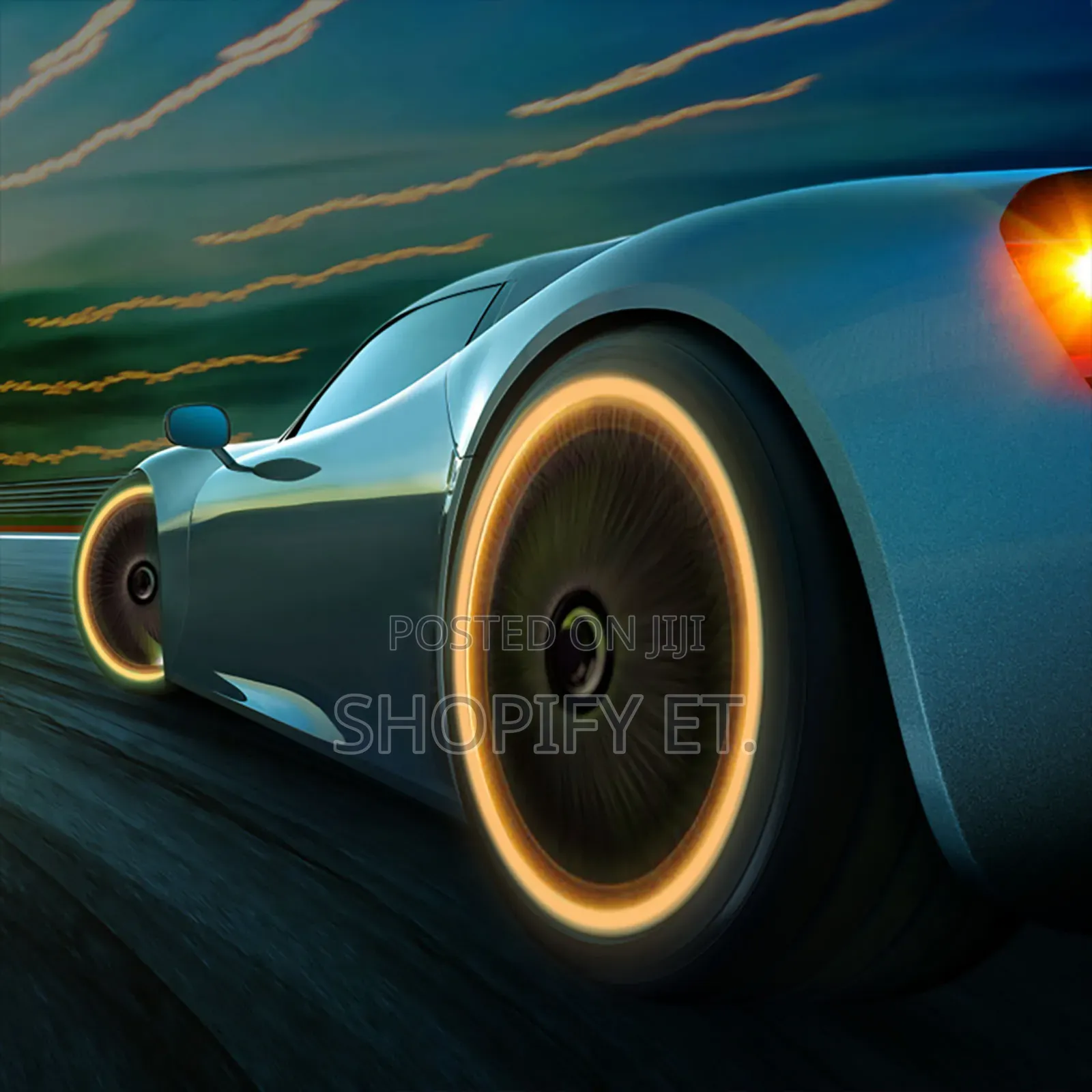 የመኪና ጎማ መብራት | Car Florescent Luminous Light