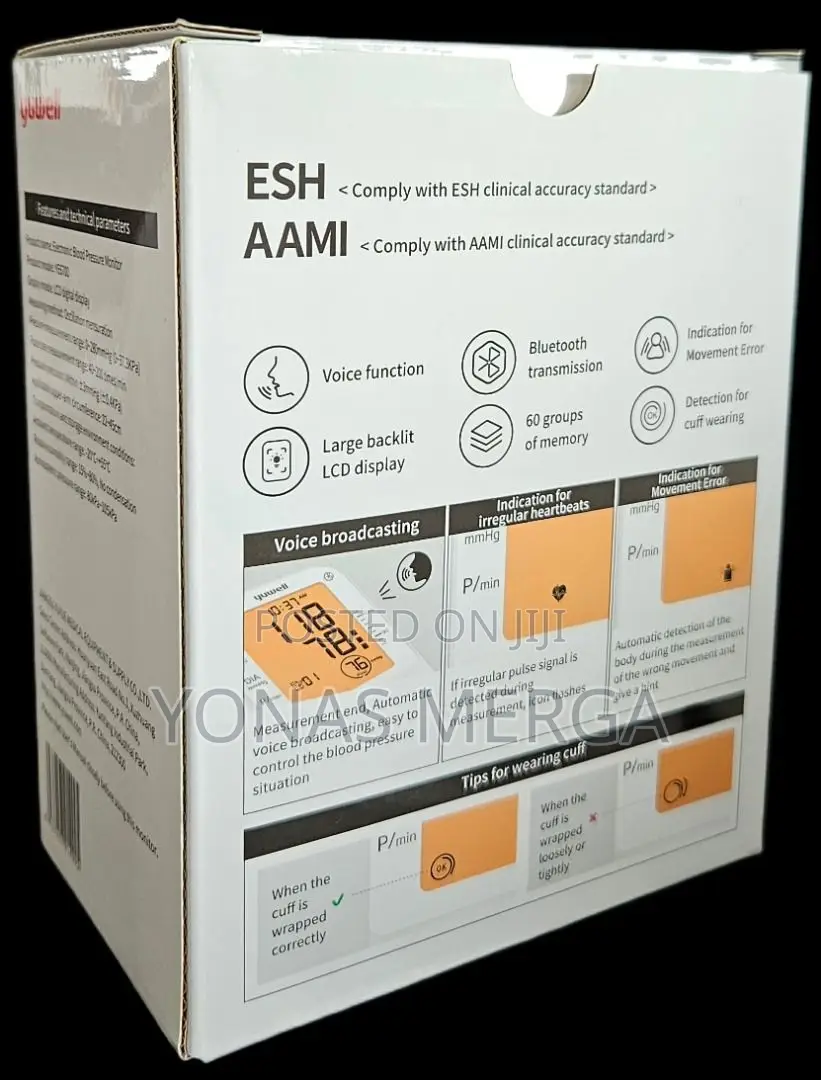 Bp Monitoring/Primary Client Use: Intended for Self-Measure
