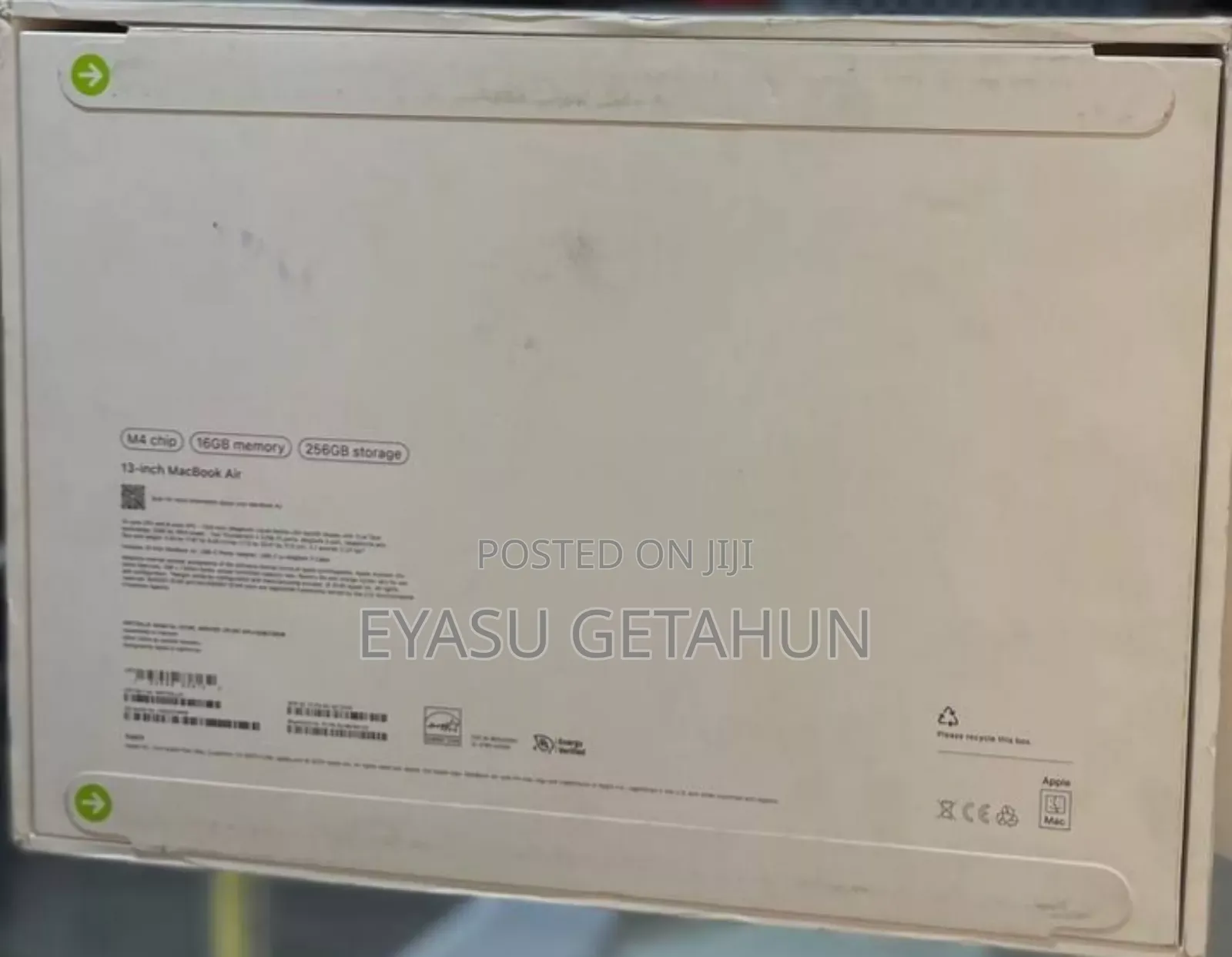 New Apple MacBook Air 2025 M4 15-Inch 16GB Intel Core I7 SSD 256GB