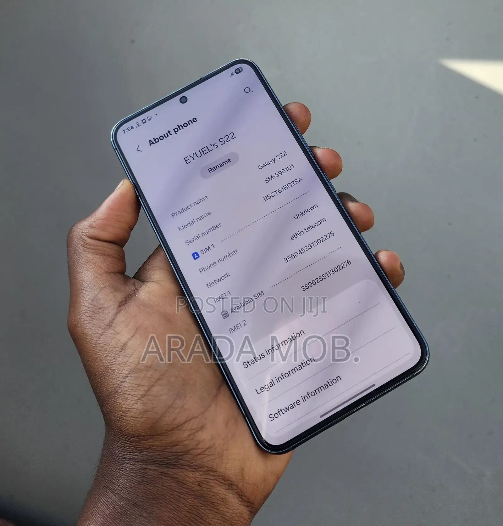 Samsung Galaxy S22 5G 128 GB Blue