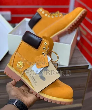 Photo - Timberland Premium Boots Orange Master Quality Shoes