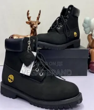 Photo - Timberland Premium Boots Black Master Quality Shoes