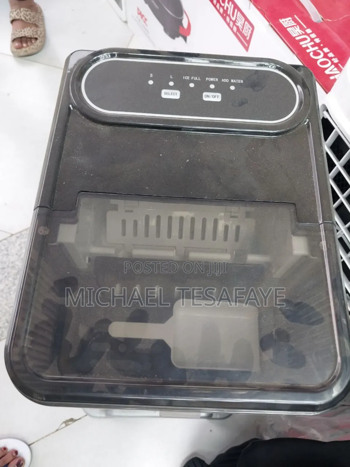 ‎የበረዶ ማምረቻ ማሽን Electric Ice Cube Maker
‎Countertop Machine