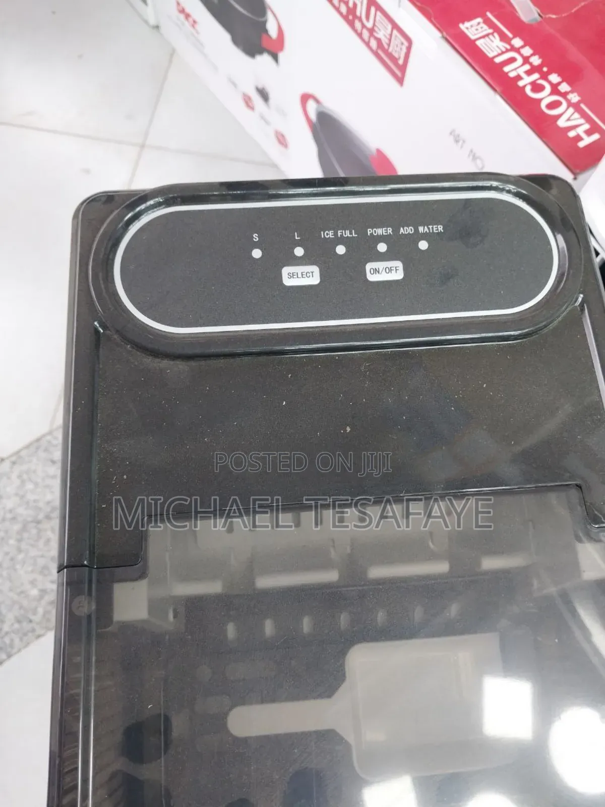 ‎የበረዶ ማምረቻ ማሽን Electric Ice Cube Maker
‎Countertop Machine