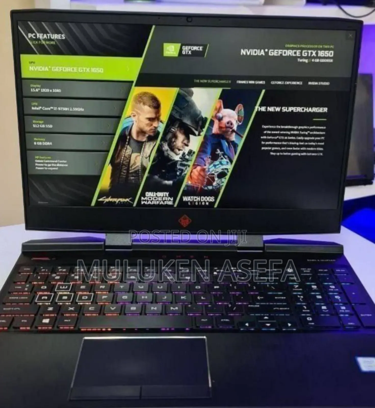 New Laptop HP Omen X 16GB Intel Core I5 SSD 1T