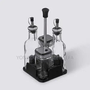 4 Set Condiment Set-የዘይት/የአቼቶ /የጨው/የቅመማ ቅመም