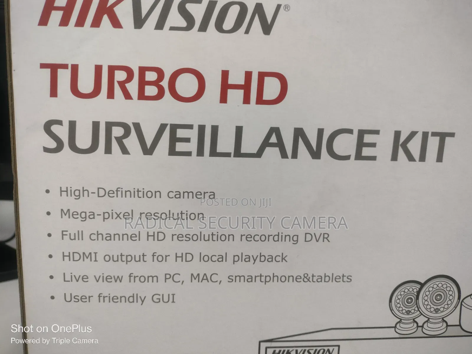 Security Camera Hikvision Surveillance Kit 4 Channel