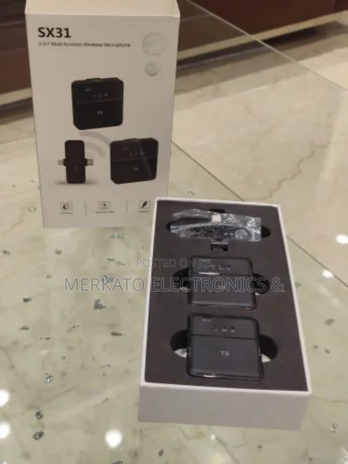 Sx31 Wireless Microphone for iPhone , Type -C , Camera