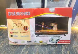 Photo - Diamond Tv 55 Inch Smart Doubel Glass