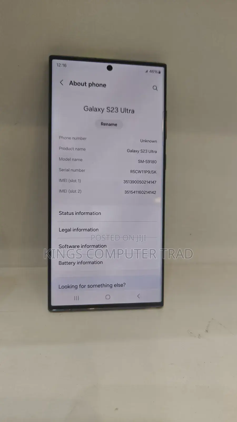 New Samsung Galaxy S23 Ultra 256 GB Purple