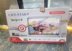 Life Star Tv 50 Inch Smart Doubel Glass