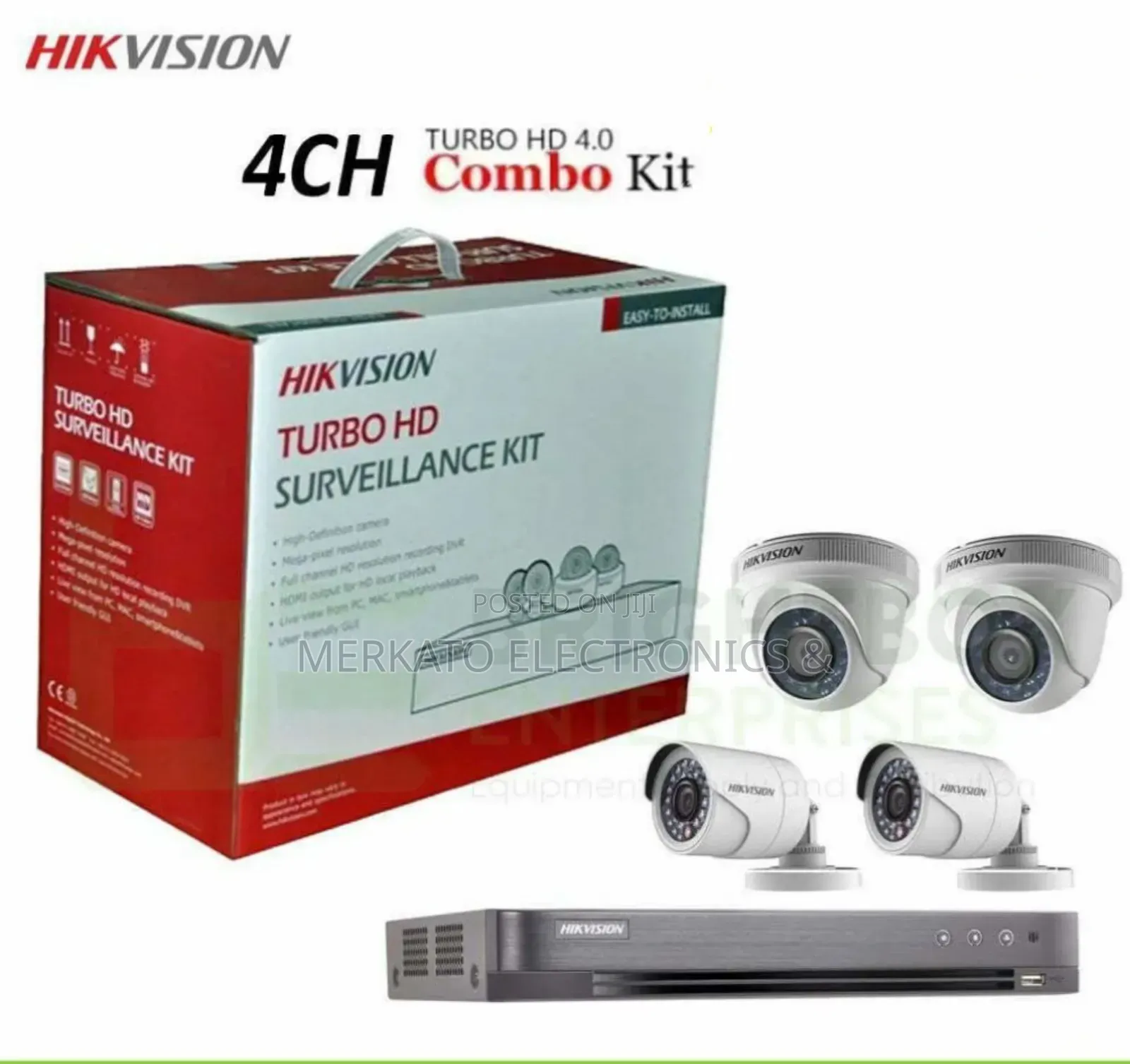 Hikvision Turbo Hd Surveillance Kit | 4 Channel | 2mp
