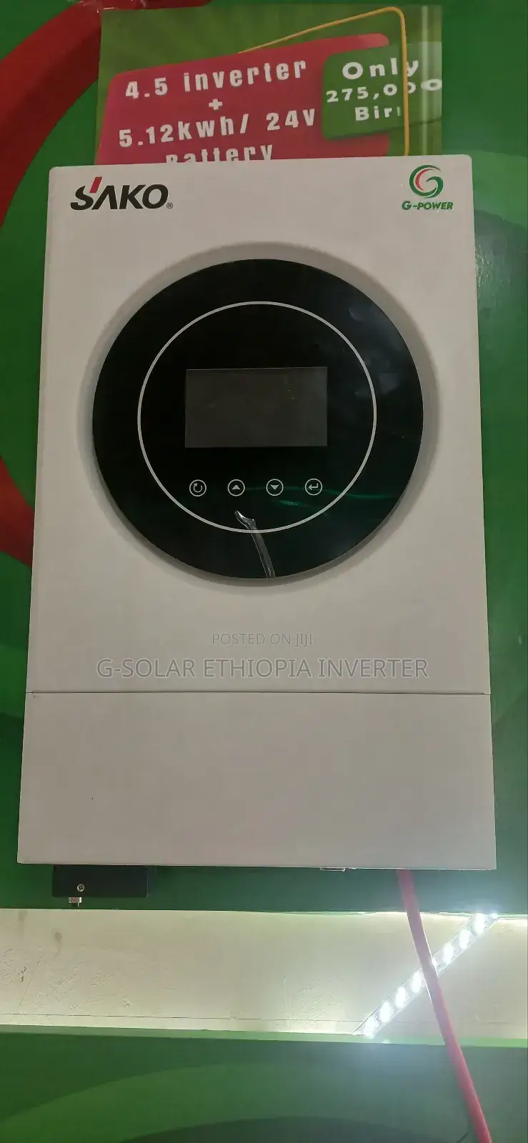 Hybrid Solar Inverter 3kw–5kw | Pure Sine Wave | Ethiopia