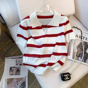 Photo - Strip Top Sweater Women's Clothes