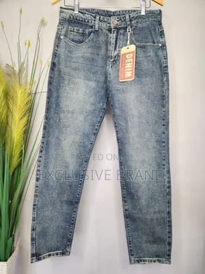 Photo - Vintage Wash High-Rise Denim Jeans