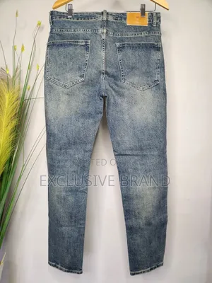 Vintage Wash High-Rise Denim Jeans