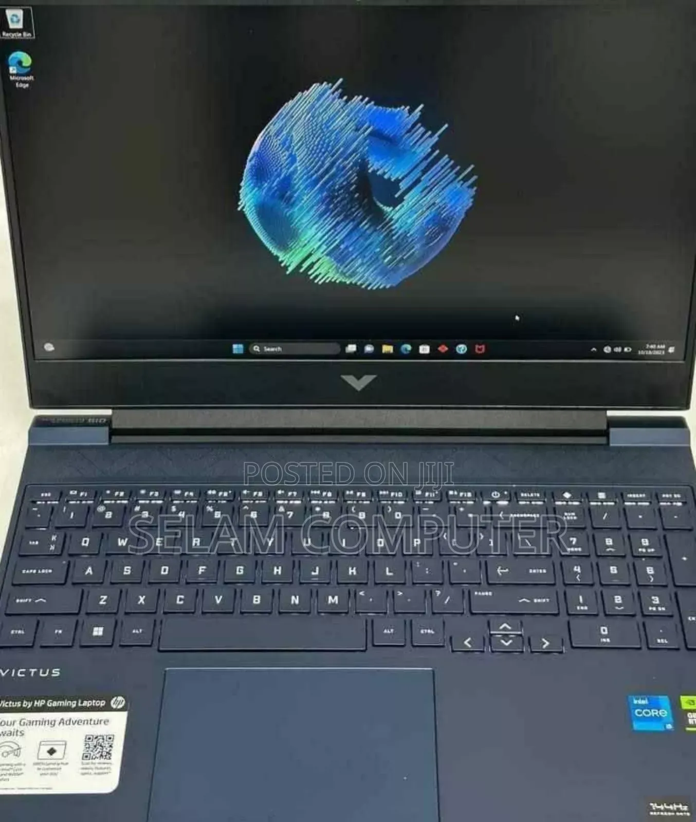 New Laptop HP Victus 16 16GB AMD Ryzen 7 SSD 1T