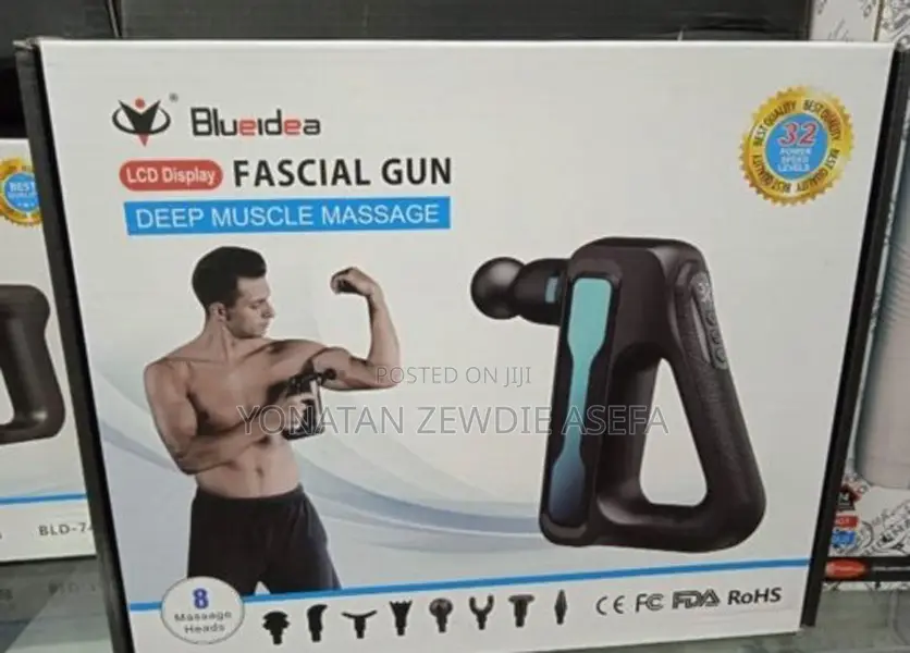 8 in 1 Fascial Gun Massager- Chargable
