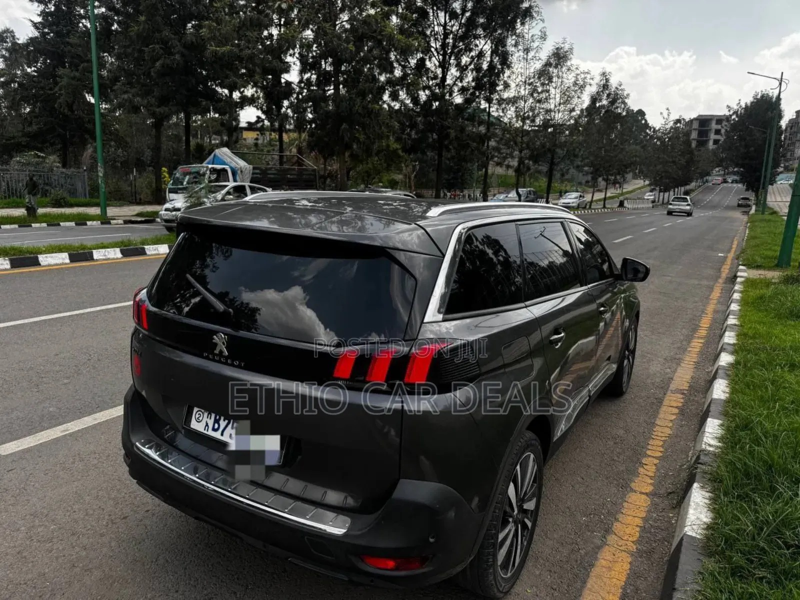 Peugeot 5008 2020 Matt Black