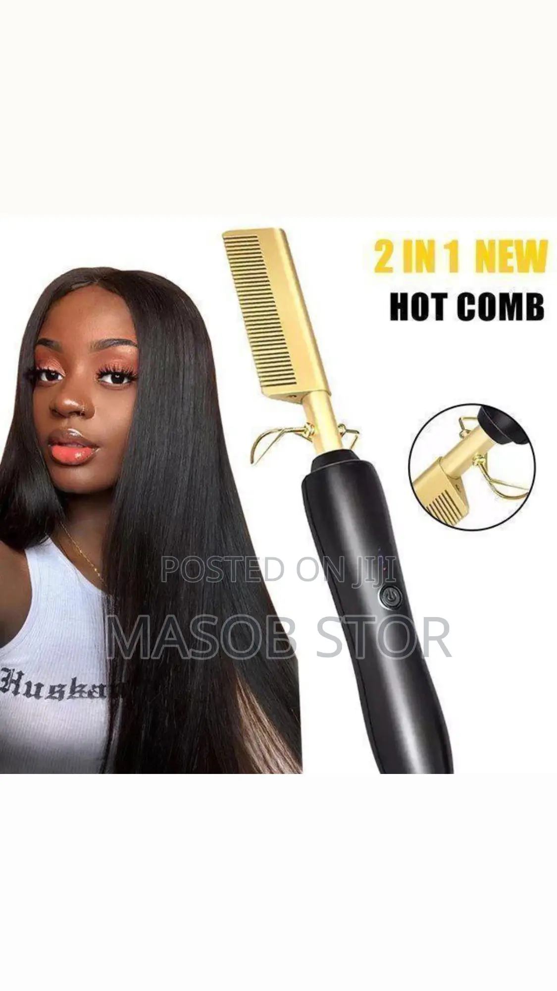 Electric Hair Styling Hot Comb / የፀጉር መተኮሻ