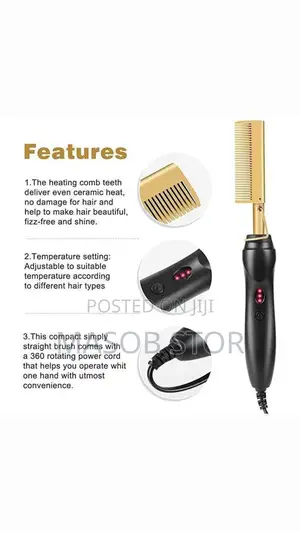 Electric Hair Styling Hot Comb / የፀጉር መተኮሻ