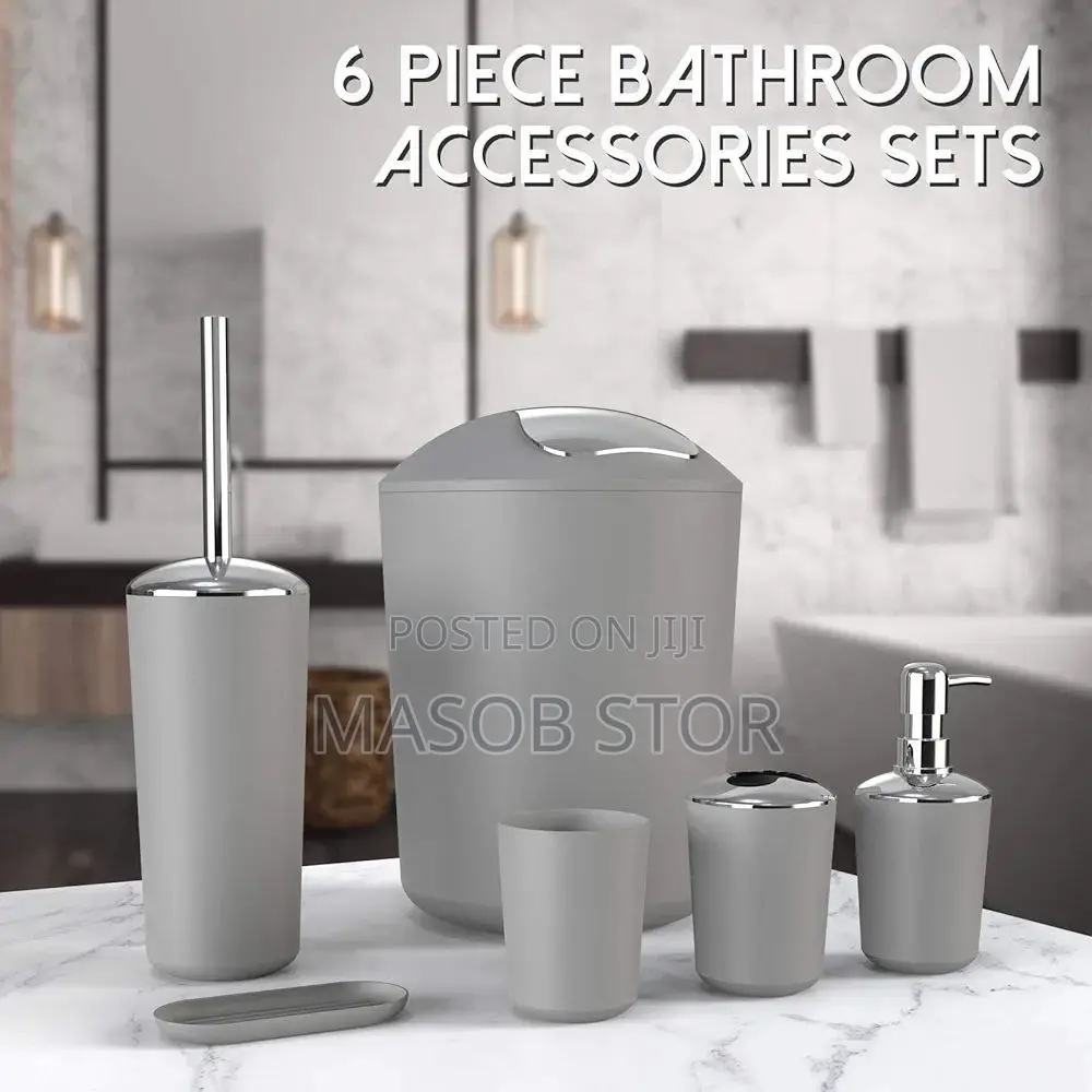 6 PCS Bathroom Set / 6 ዓይነት የመፀዳጃ ቤትና የንፅህና መጠበቂያዎች