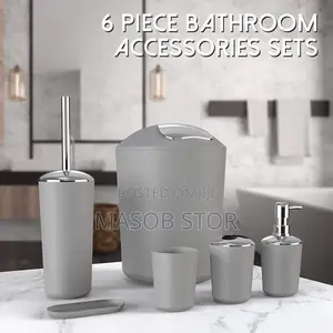 6 PCS Bathroom Set / 6 ዓይነት የመፀዳጃ ቤትና የንፅህና መጠበቂያዎች