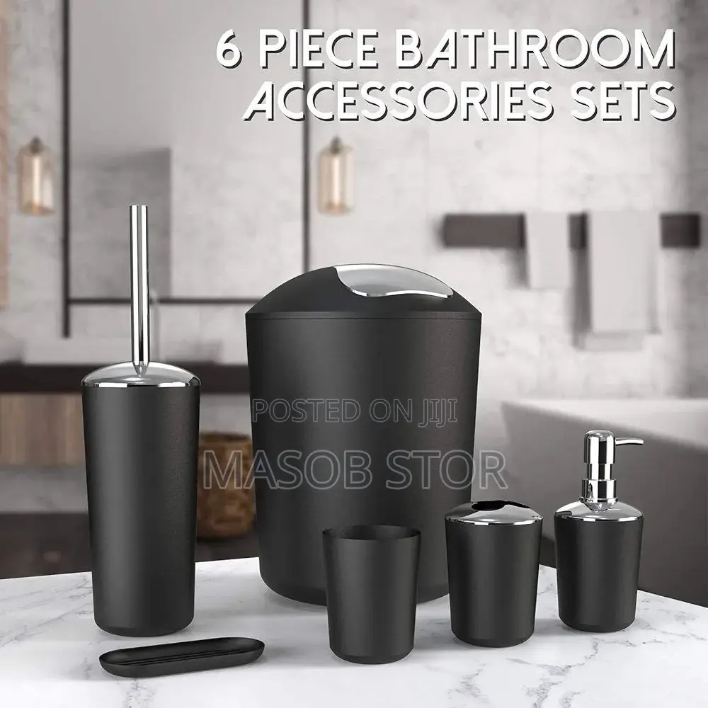6 PCS Bathroom Set / 6 ዓይነት የመፀዳጃ ቤትና የንፅህና መጠበቂያዎች