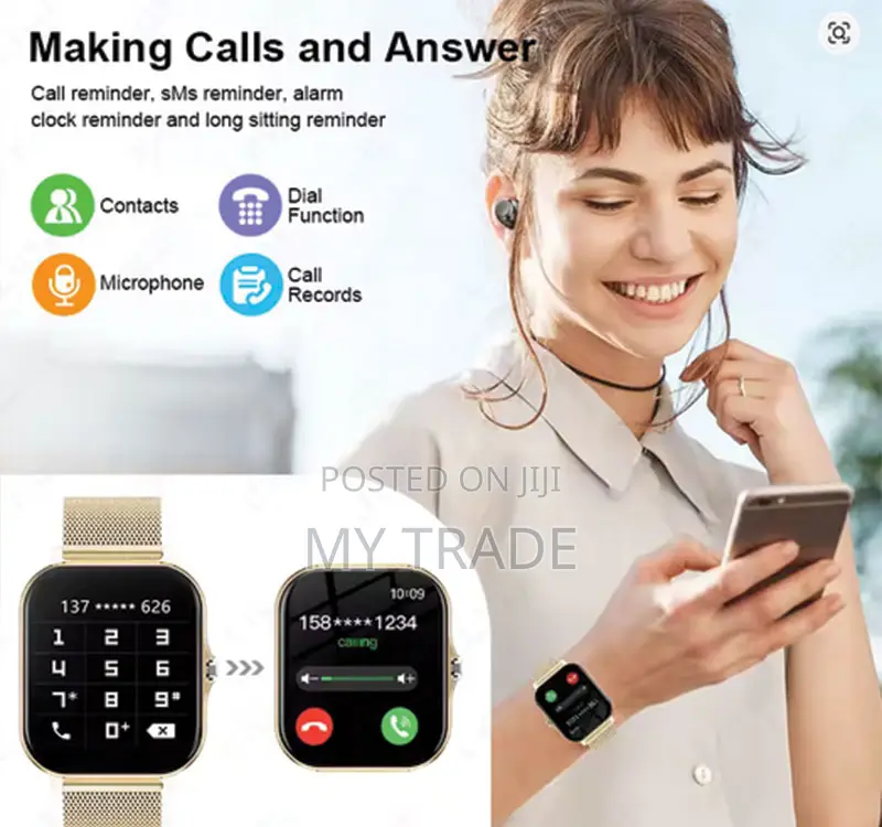 Lige Fashion 1.44 Women Smartwatch