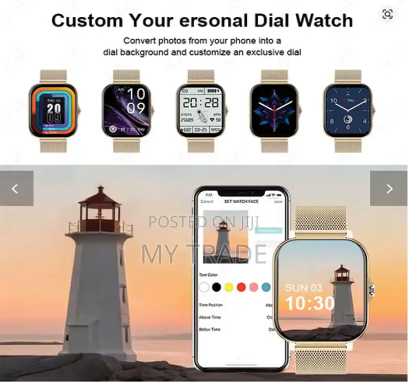 Lige Fashion 1.44 Women Smartwatch