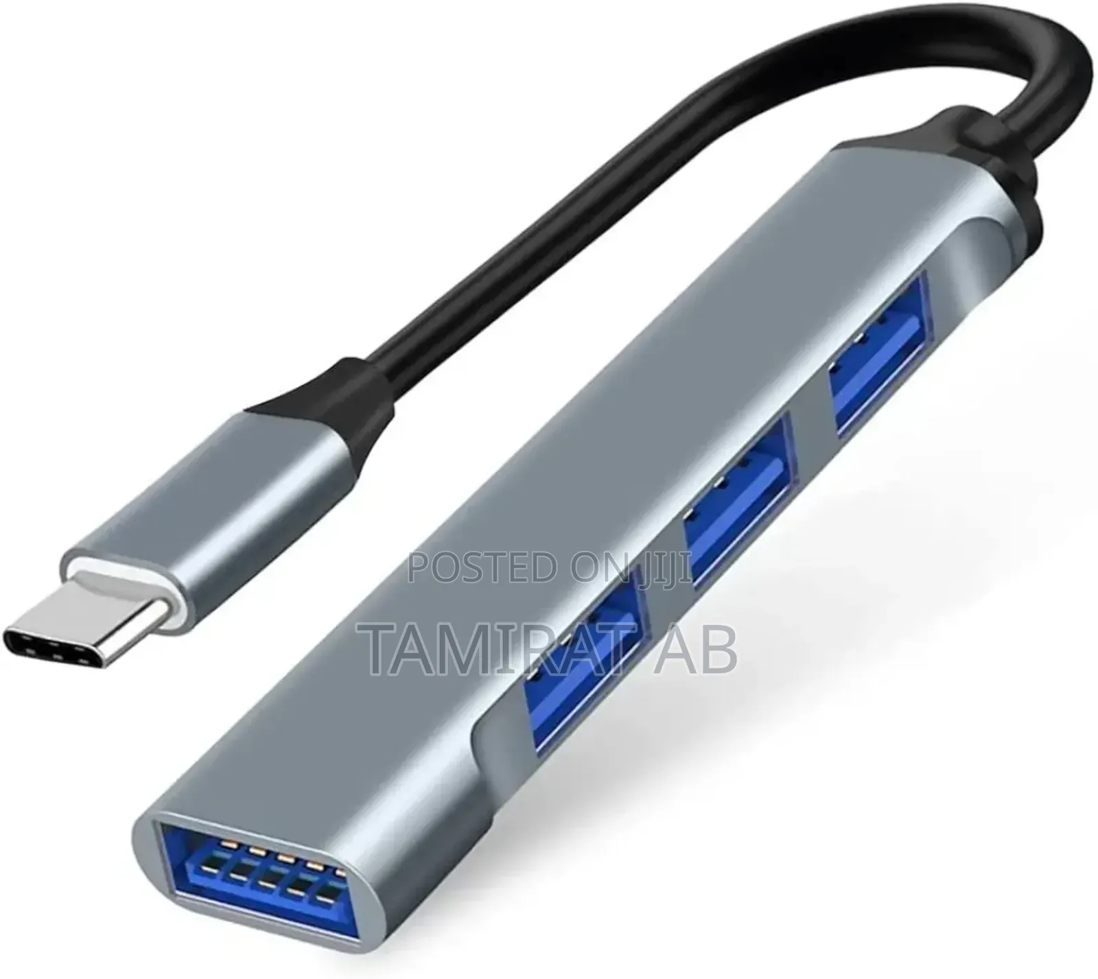 4port Usb3.0 Type-C Hub, High Speed Splitter for Computer