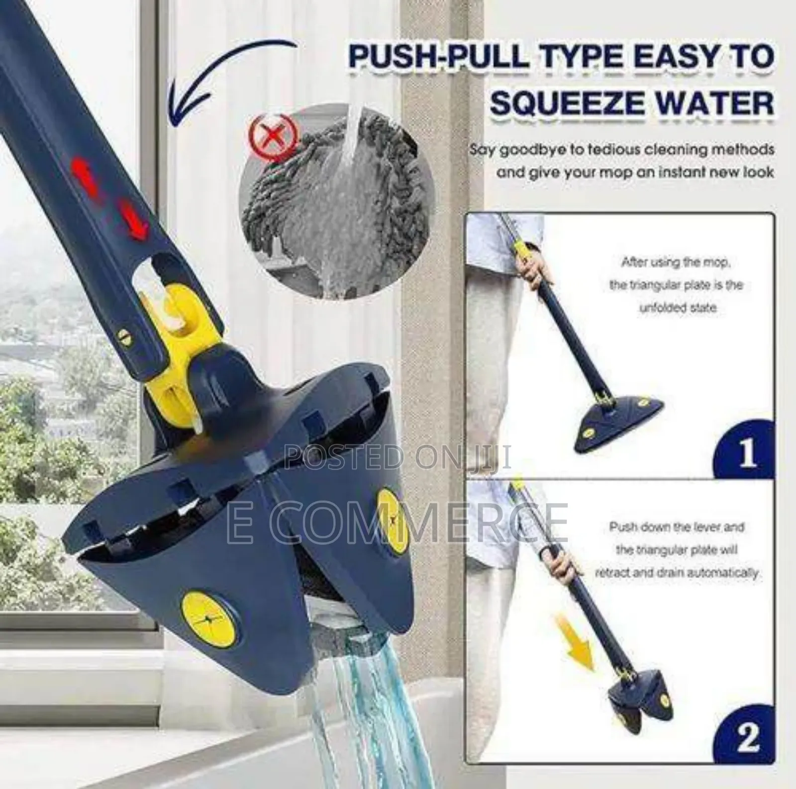 360° Rotating Self Squeez Mop