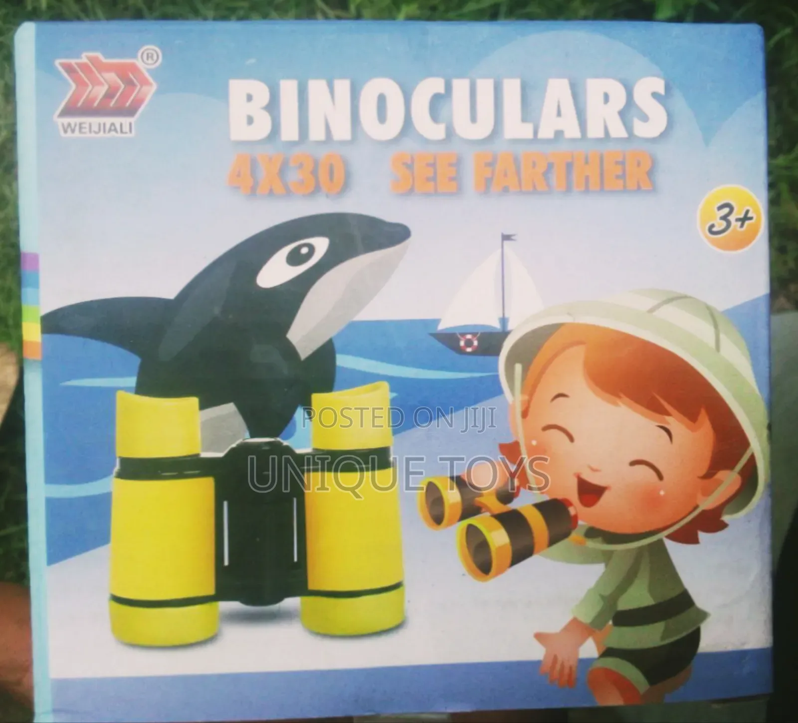 Adventure Starts Here! 4×30 Kids Binocular Set