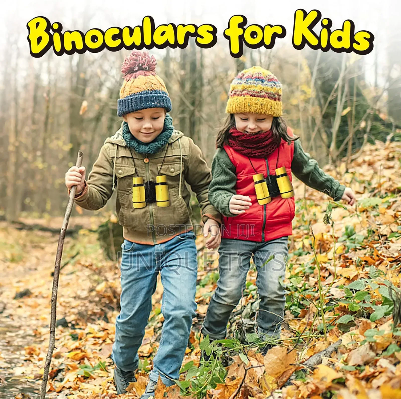 Adventure Starts Here! 4×30 Kids Binocular Set