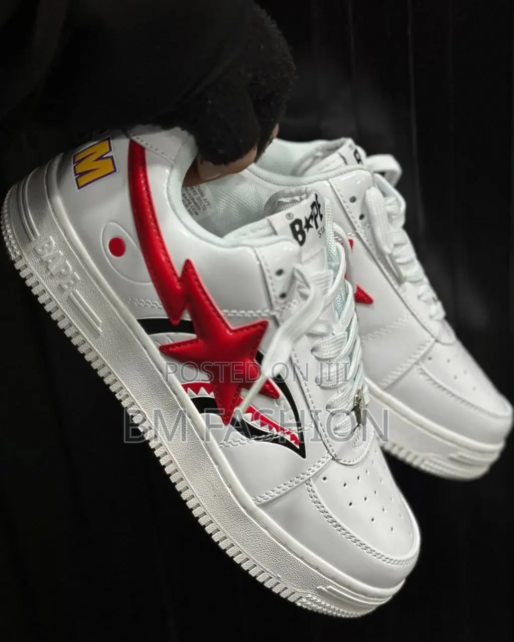 Bape Star White Shark