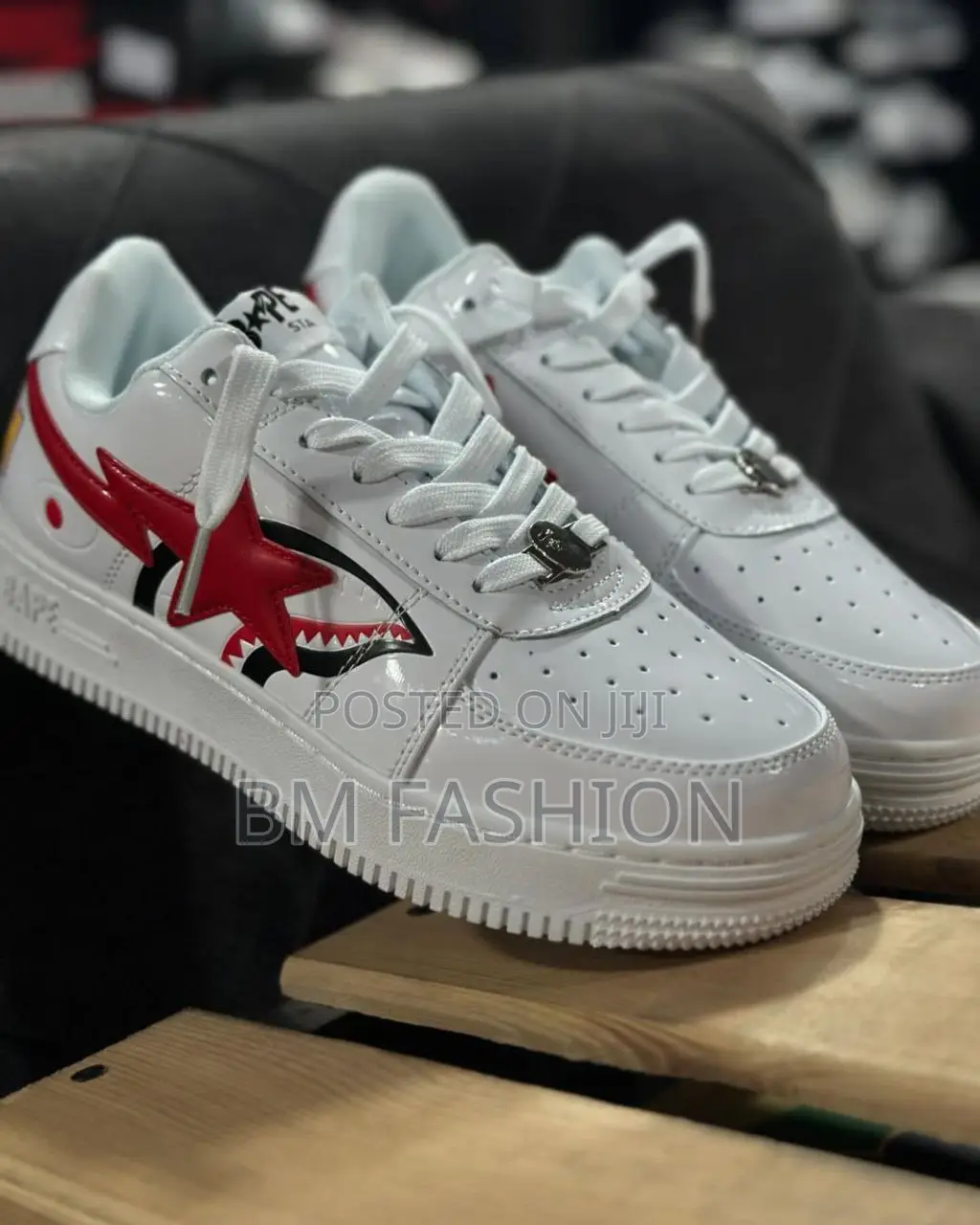 Bape Star White Shark