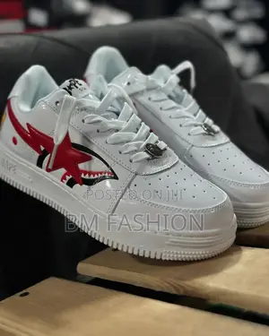 Bape Star White Shark