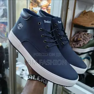 Timber Land Classic Shoes Blue Leather