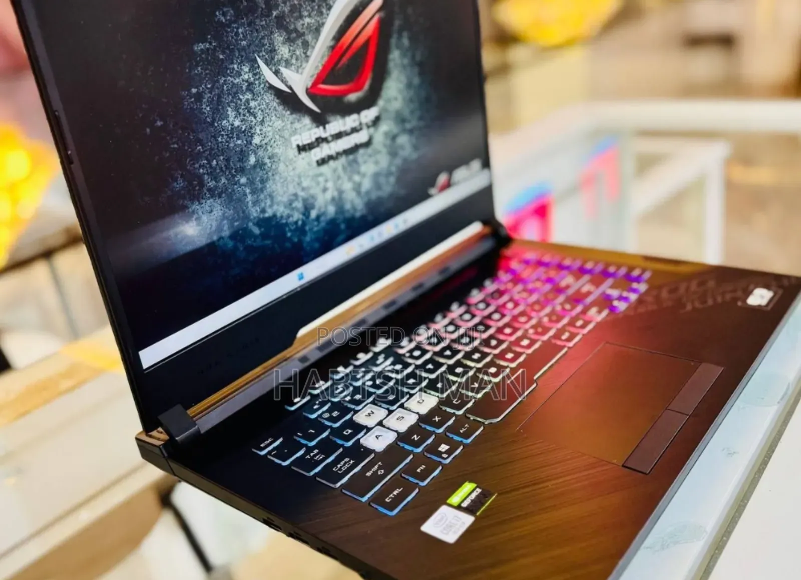 New Laptop Asus ROG Strix G15 16GB Intel Core I7 SSD 1T
