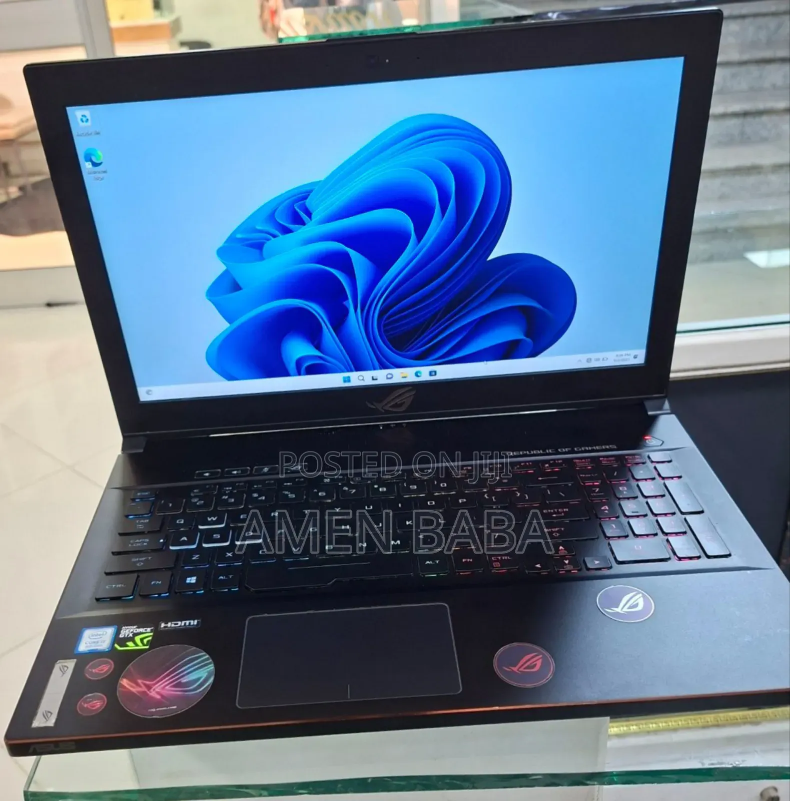 New Laptop Asus ROG Zephyrus G15 16GB Intel Core I7 SSHD+SSD 1T