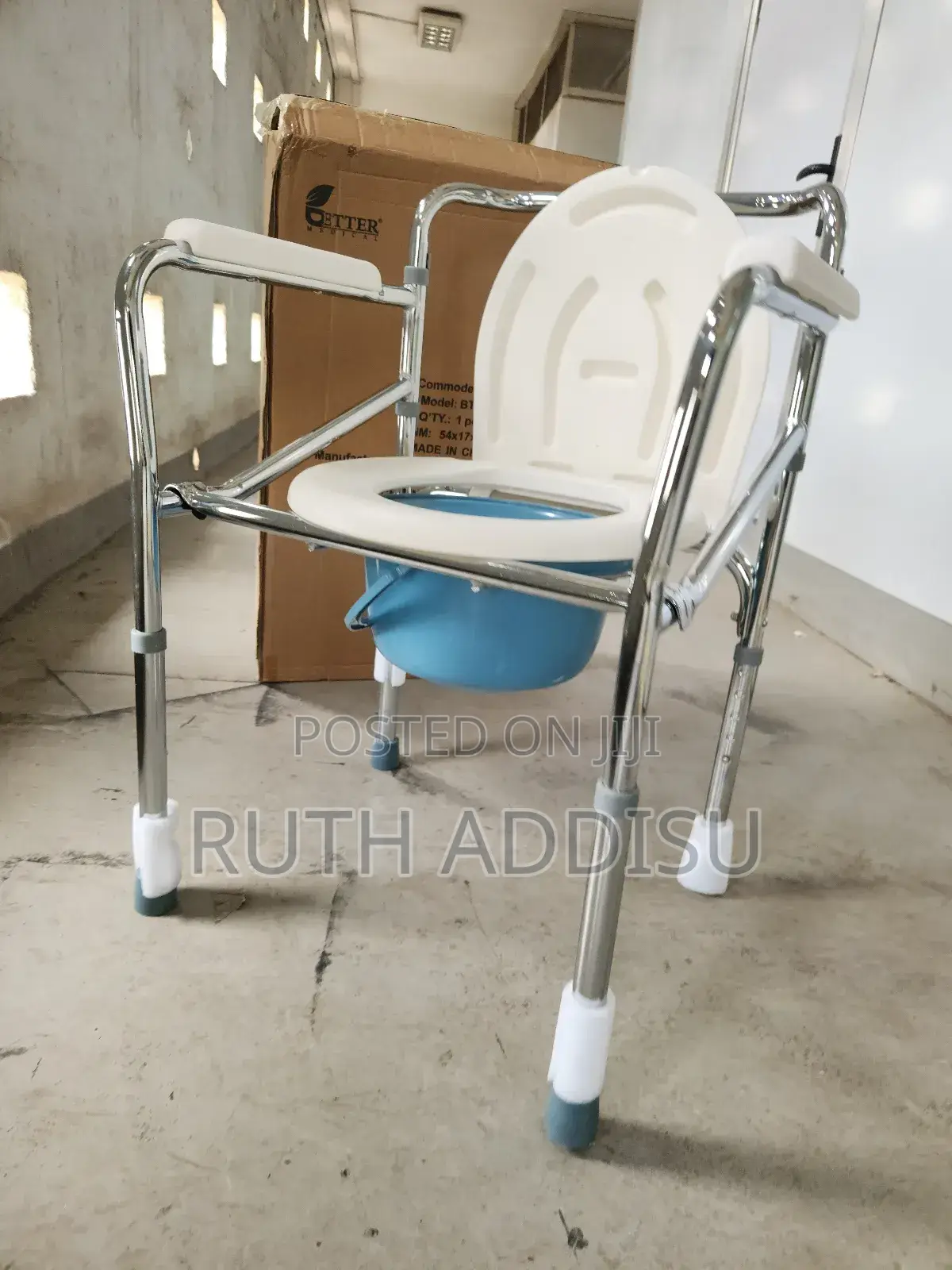 Commode Chair黨團toilet Chair只有almunium Poty Chair鎮靜commode