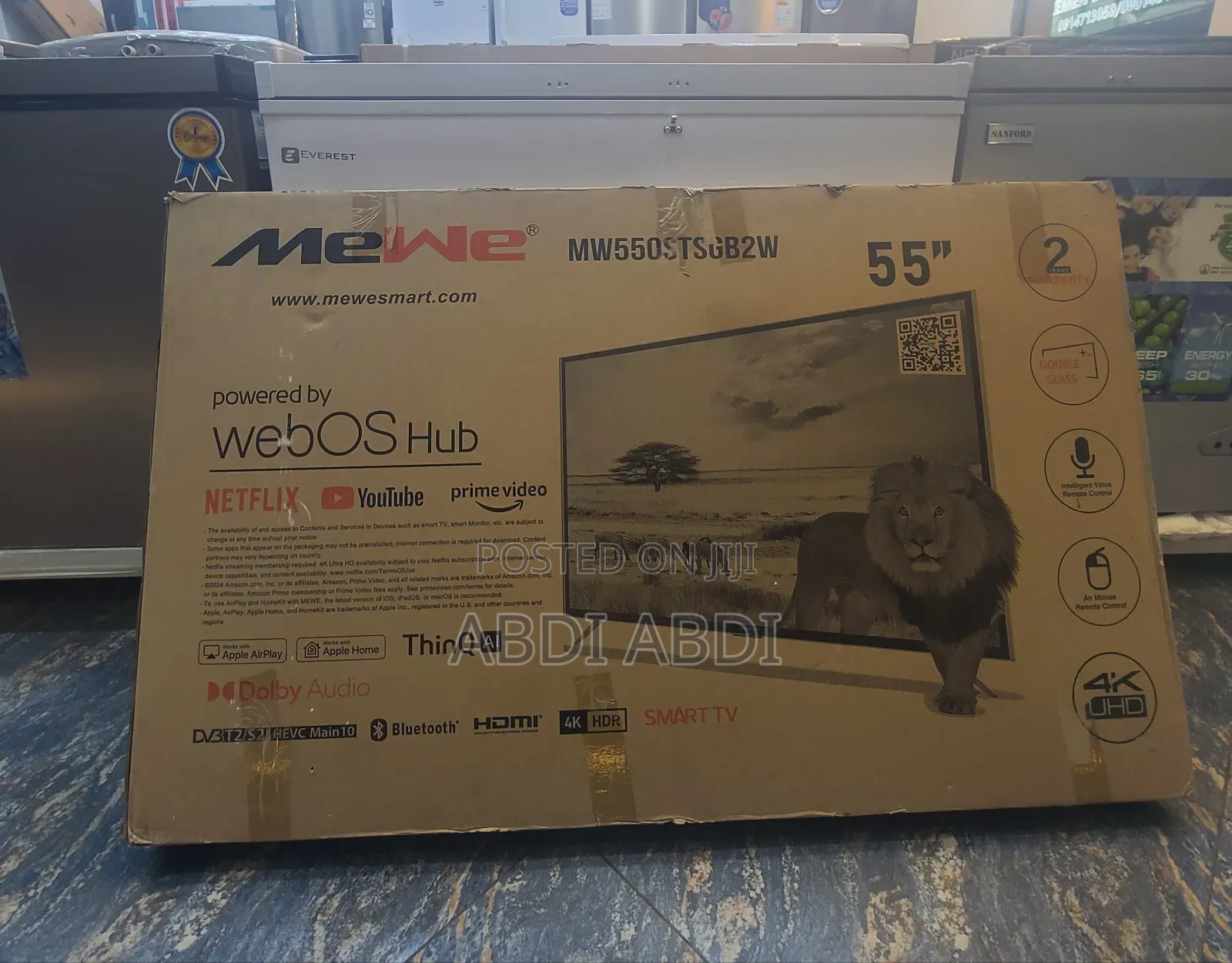 Mewe Tv 55 Inch Smart Webos Hub