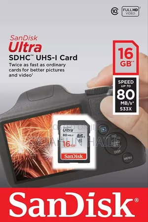 Photo - Sandisk Ultra 16gb Camera Memory Card (Sdhc 16gb Memory Card