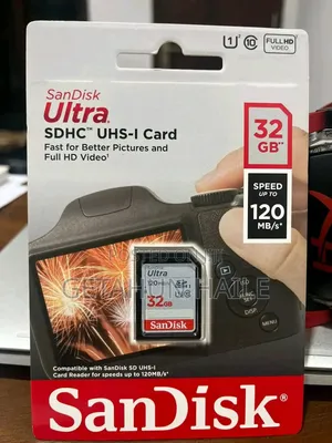 Photo - Sandisk Ultra 32gb Camera Memory Card (Sdhc 32gb Memorycard