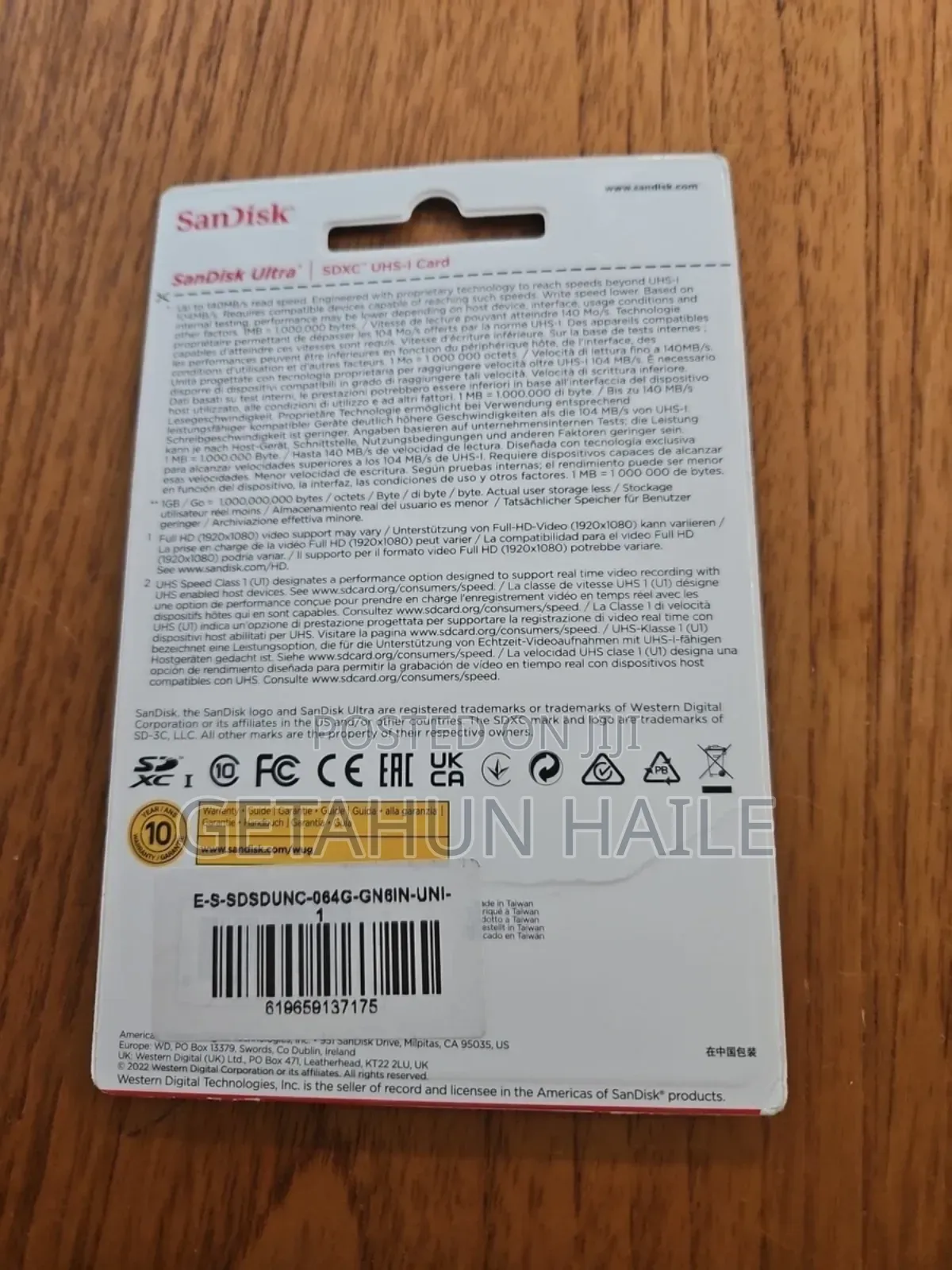 Sandisk Ultra 64gb Camera Memory Card (Sdxc 64gb Memorycard