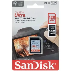 Photo - Sandisk Ultra 128gb Camera Memory Card Sdxc 128gb Memorycar